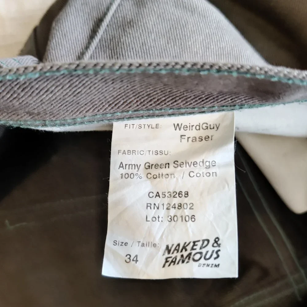 Naked&Famous Mens Denim - Picture 4 of 5
